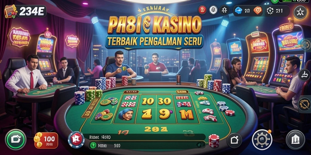 Tampilan gameplay seru dari 234E dengan grafis menawan.