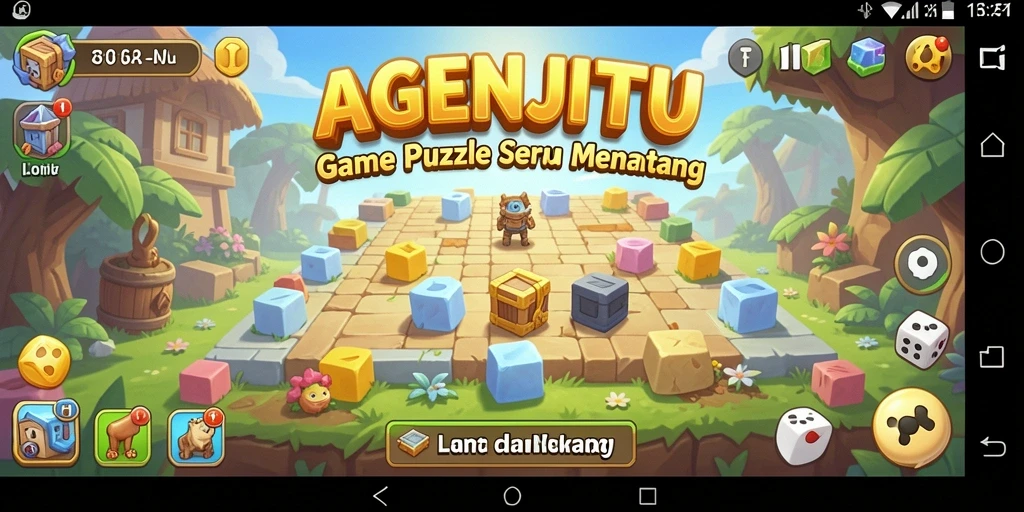 Tampilan gameplay AGENJITU yang mengasyikkan dan penuh warna.