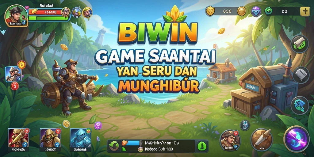 Tampilan gameplay seru dari BIWIN yang penuh warna dan tantangan.