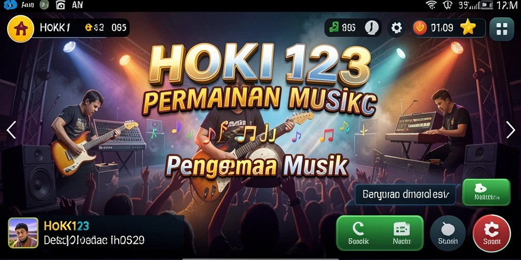 Screenshot HOKI123 menampilkan gameplay seru dengan berbagai pilihan lagu.