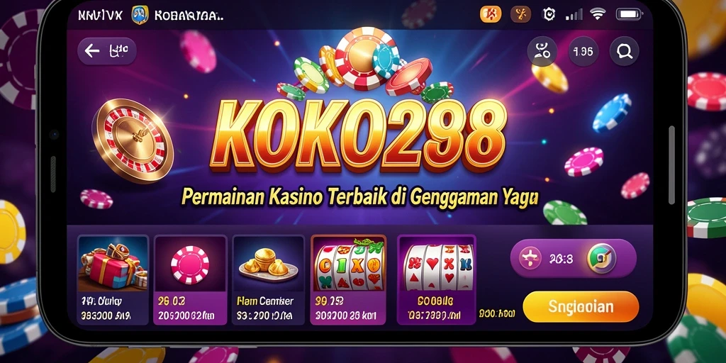 Screenshot KOKO288 menampilkan permainan kasino yang menarik dan interaktif.