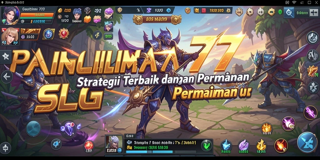 Screenshot gameplay PANGLIMA77 menunjukkan aksi dan strategi seru.