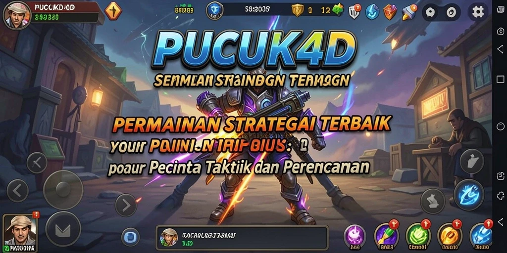 Screenshot gameplay PUCUK4D menampilkan pertempuran strategis yang seru.