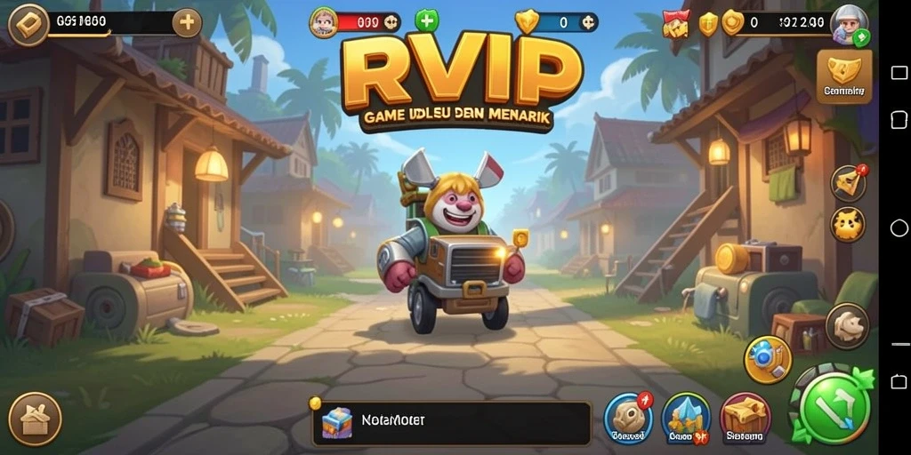 Tangkapan layar RVIP menampilkan gameplay Idle yang mengasyikkan.