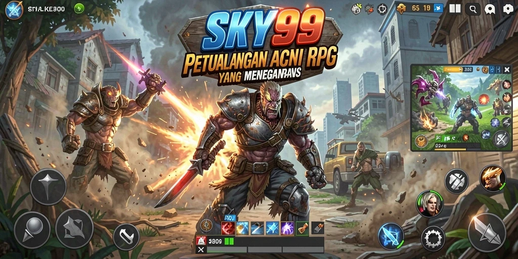 Menampilkan aksi seru dalam gameplay ARPG yang mendebarkan.