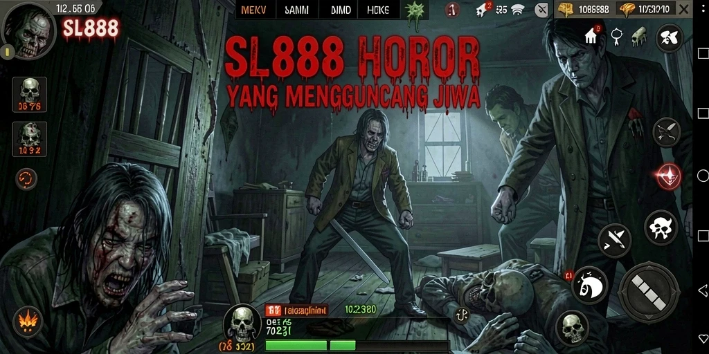 Tampilan gameplay SL888 yang menegangkan dan mencekam.