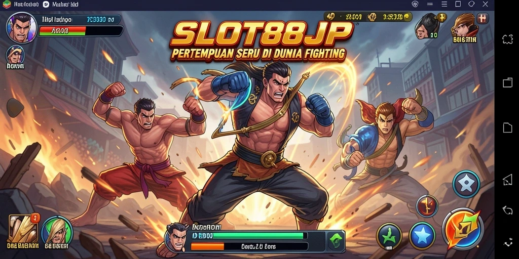 Gameplay seru SLOT88JP dengan aksi pertarungan yang intens.