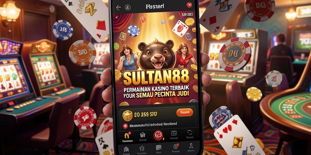 Tampilan gameplay menarik dari SULTAN88 di kasino seluler.