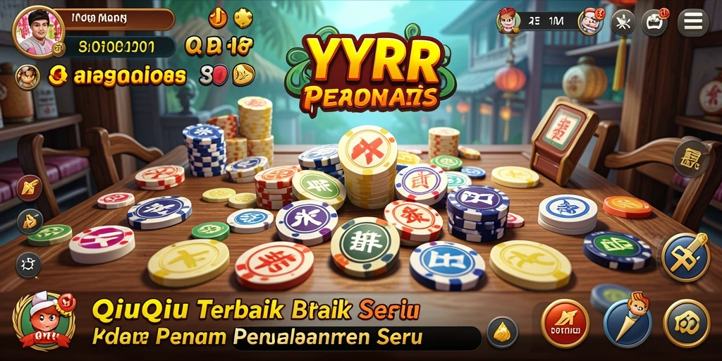 Tangkapan layar gameplay QiuQiu yang mendebarkan di YYRR.